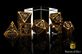 Sunken Treasure Metal RPG Dice Set - 7 Pieces