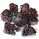 Denizens of the Deep Iridescent Metal RPG Dice Set - 7 Pieces