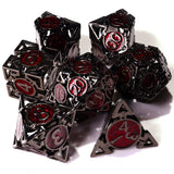Which Way Is Up? Metal RPG Dice Set - 7 Pieces