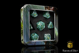 Undead Legion Metal RPG Dice Set - 7 Pieces