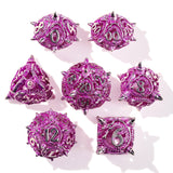 Ancient Wyvern Metal RPG Dice Set - 7 Pieces