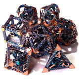 Ancient Kraken Metal RPG Dice Set - 7 Pieces