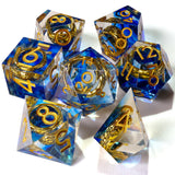 Lost Ring Sharp Edge RPG Dice Set - 7 Pieces