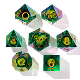 Dragon's Eye Liquid Core RPG Dice Set - 7 Pieces