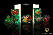 Christmas Rumble Sharp RPG Dice Set - 7 Pieces