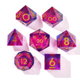 Dance Party Liquid Core RPG Dice Set - 7 Pieces