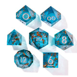Sunken Treasure Liquid Core RPG Dice Set - 7 Pieces