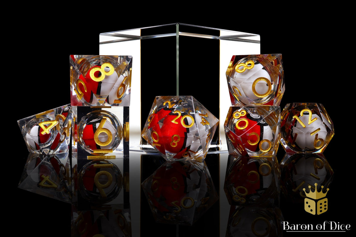 I Choose You! Liquid Core RPG Dice Set - 7 Pieces