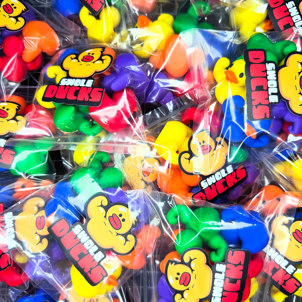 Rainbow Mini Swole Duck Quack Pack