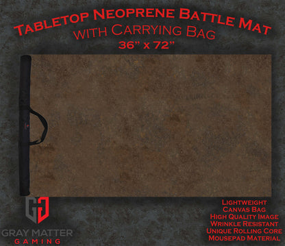 Ravaged Plains - Neoprene Battle Mat with Bag