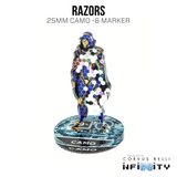 Infinity 3D Markers: Razors (25mm Camo -6)