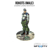 Infinity 3D Markers: Rokots, Male (25mm Camo)