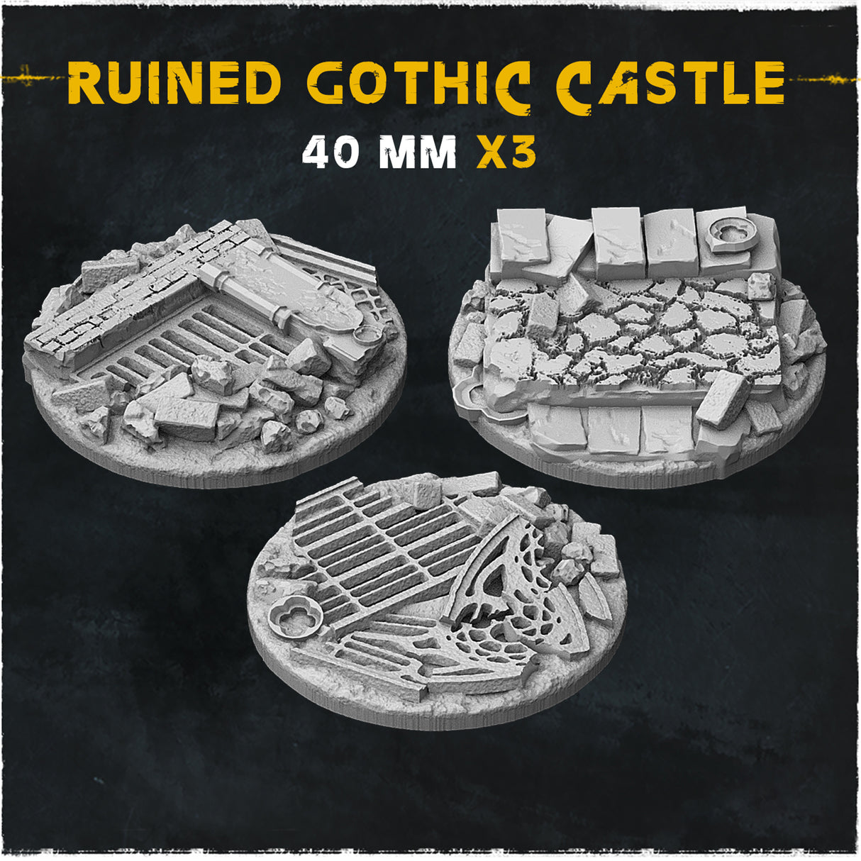 Ruined Gothic Castle