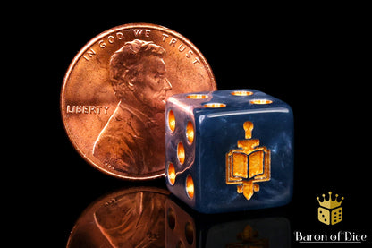 Golden Tome Dice