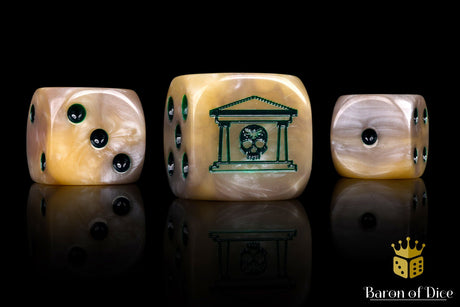 Military Gate Dice - Bone