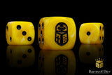 Imperial Helm Dice - Yellow