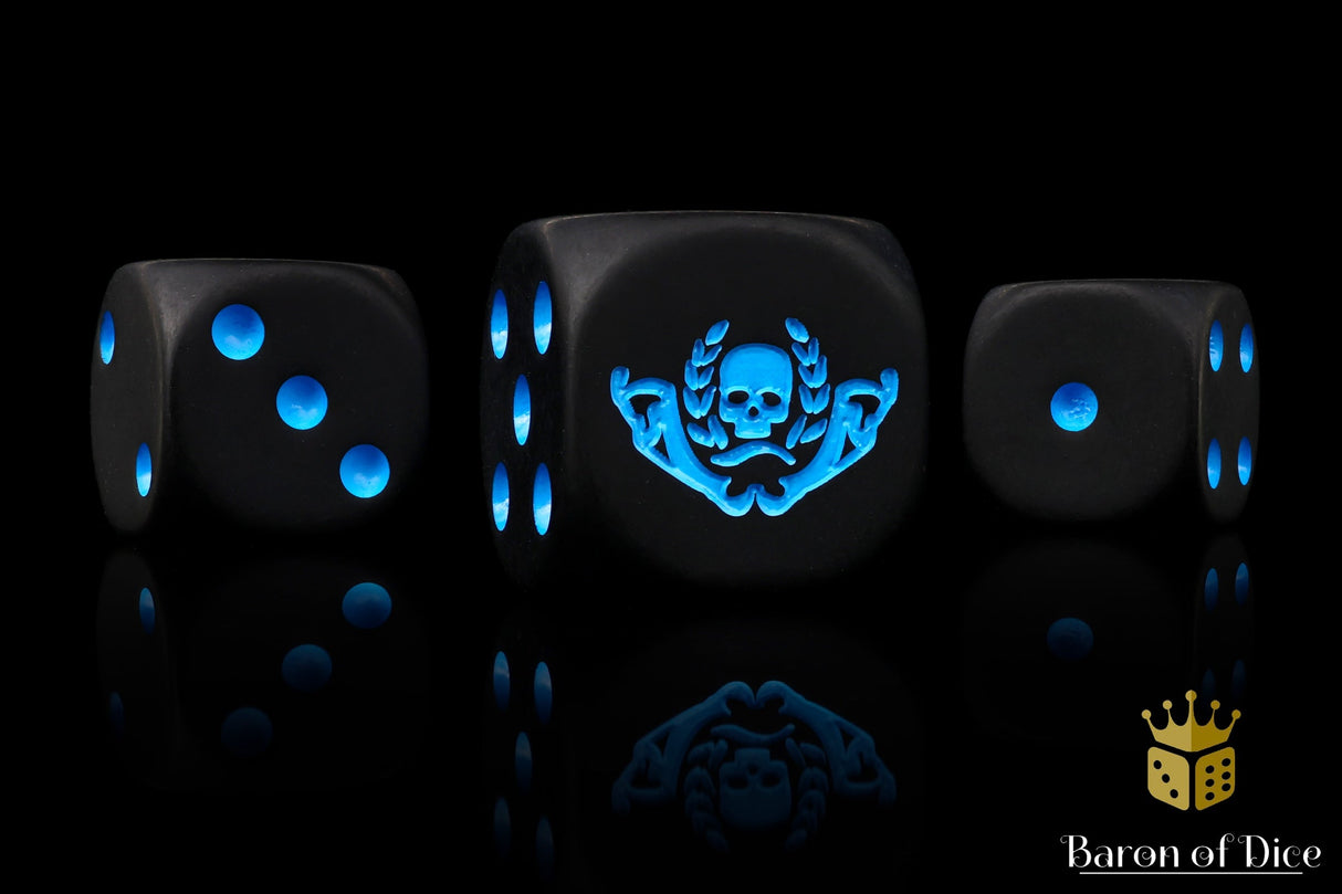 Mercenary Knights Dice - Black