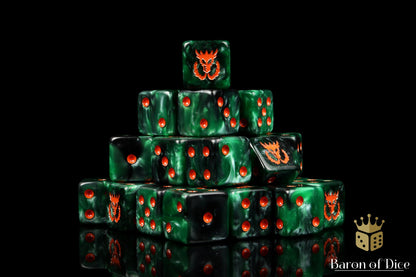 Flaming Drake Dice