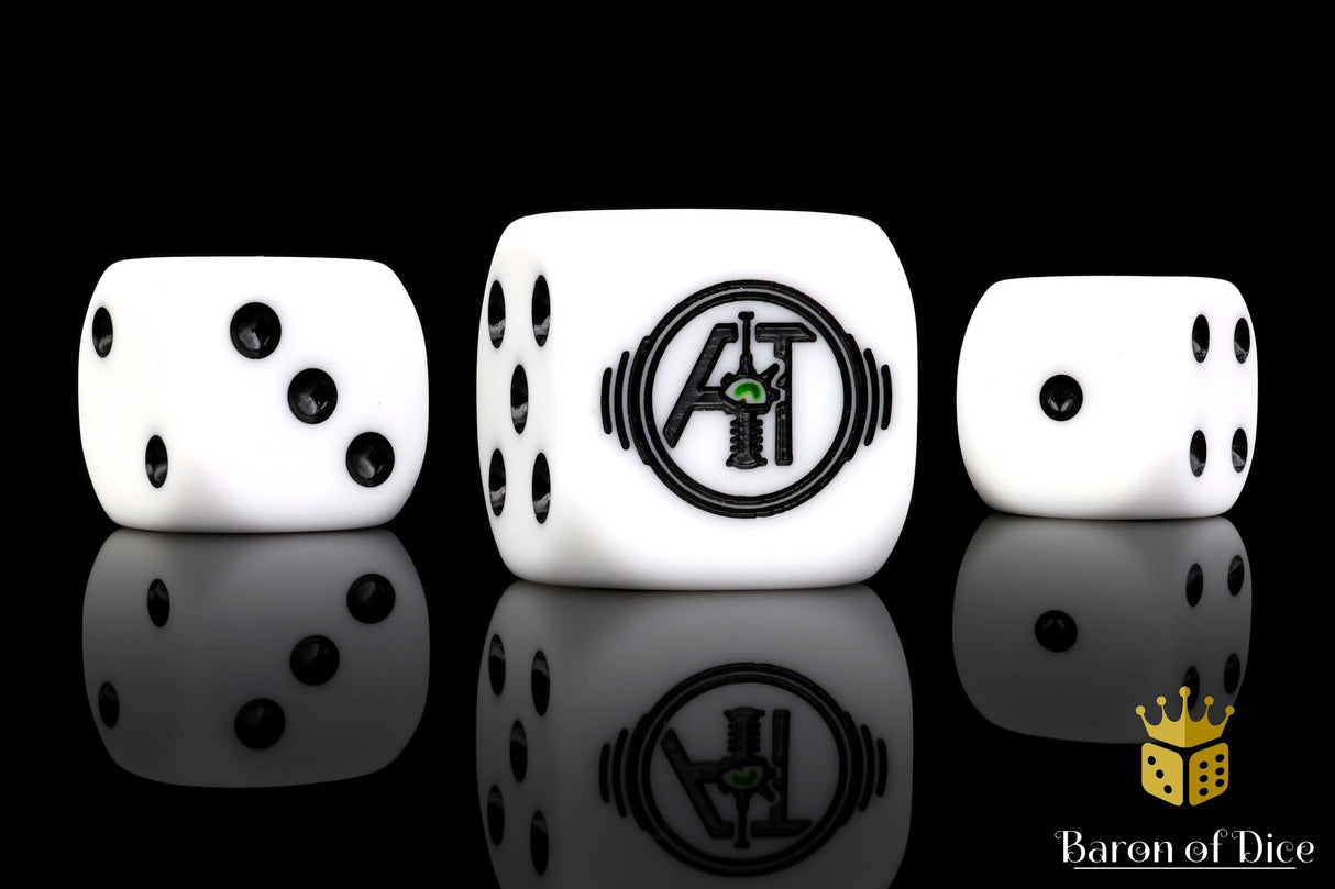 Auspex Tactics Official Dice - White