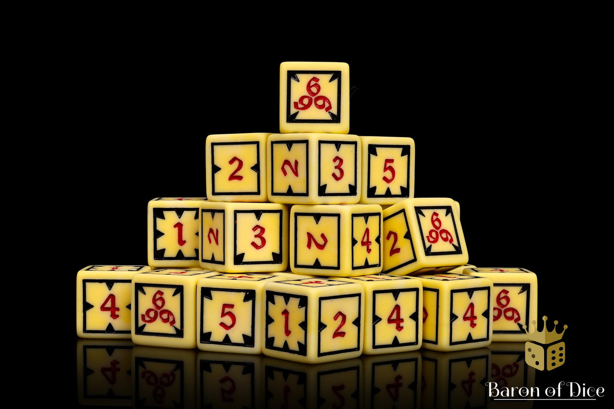 Scanner's 666 - Trench Crusade Compatible Dice Set