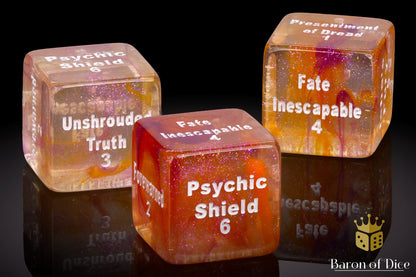 Strands of Fate Dice - Orange