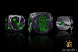 Day of The Dead Dice - Green Coffin