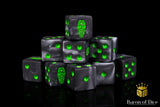 Day of the Dead Dice - Green Coffin