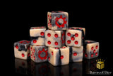 Alien Dice - Beige & Red