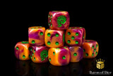 Alien Dice - Orange & Green