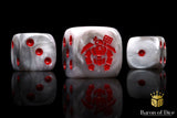 Crisis Robot Dice - White