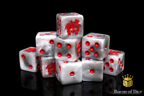 Crisis Robot Dice - White