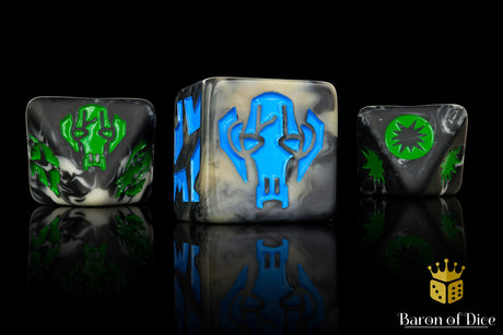 Droid General (Dark) Galactic Skirmish Dice - Set of 20