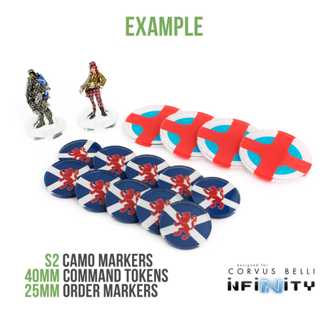 Infinity Faction Command Tokens