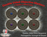 Double Sided Neoprene 7.57" Objective Markers - Scourge of Ghyran