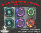 Double Sided Neoprene 7.57" Objective Markers - Scourge of Ghyran