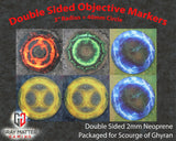 Double Sided Neoprene 7.57" Objective Markers - Scourge of Ghyran