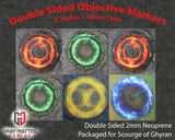 Double Sided Neoprene 7.57" Objective Markers - Scourge of Ghyran