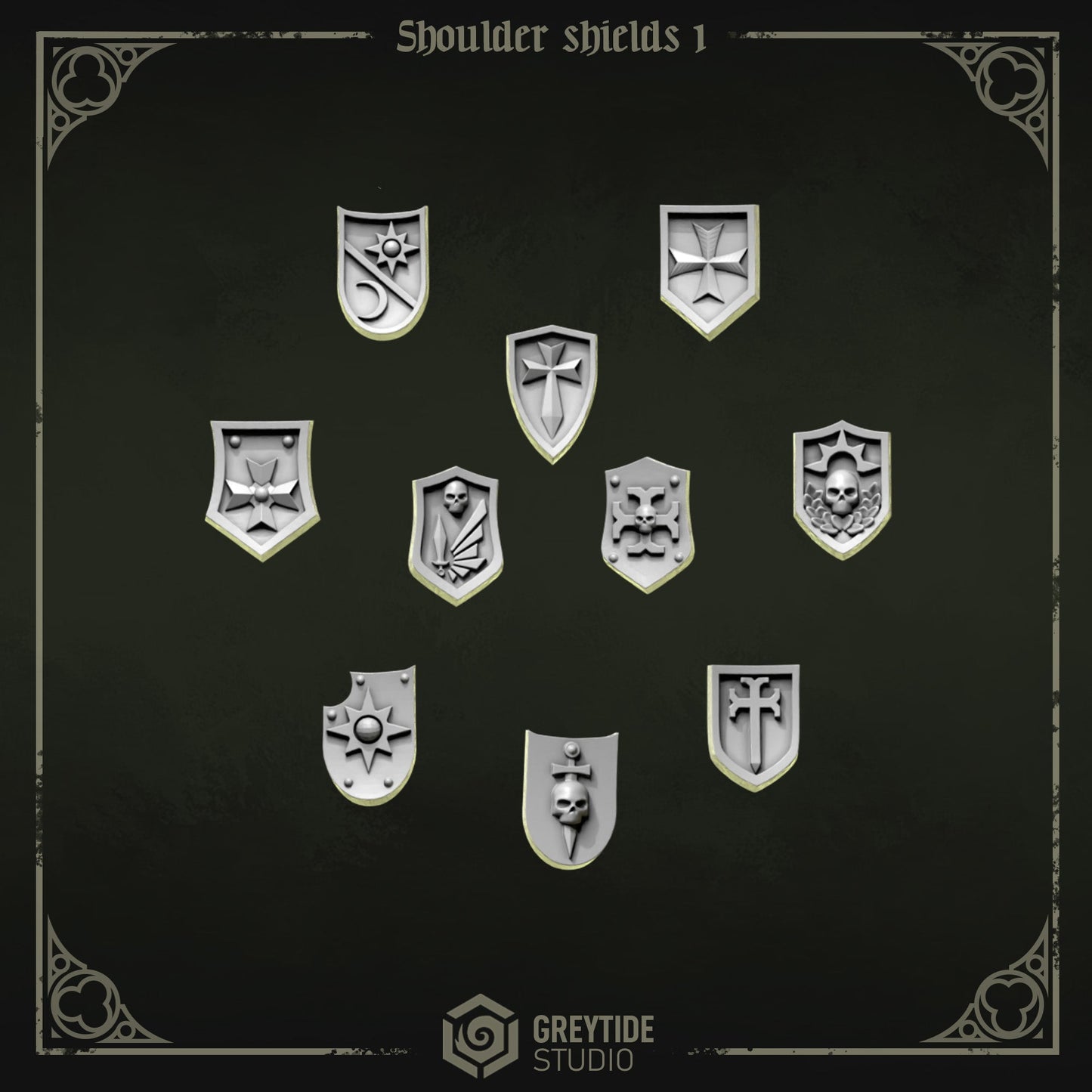 Eternal Pilgrims - Shoulder Shields