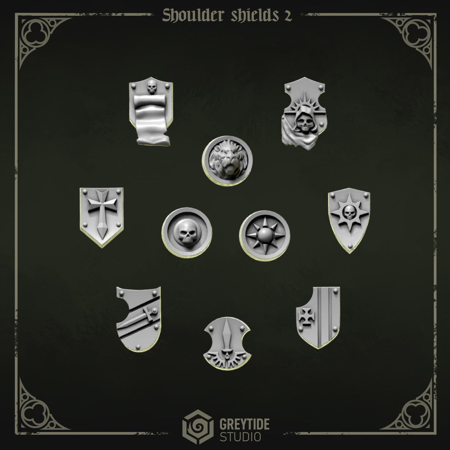 Eternal Pilgrims - Shoulder Shields