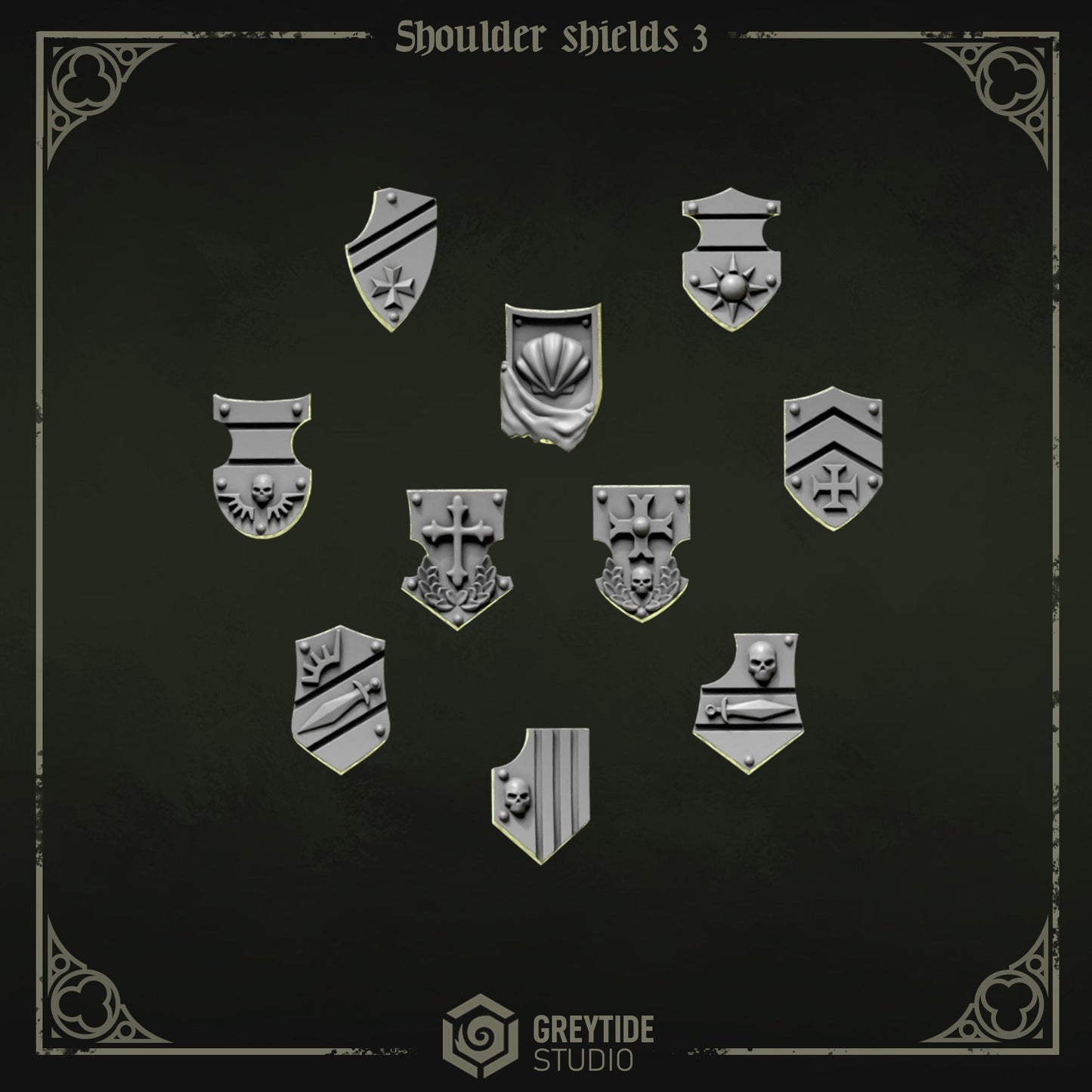 Eternal Pilgrims - Shoulder Shields