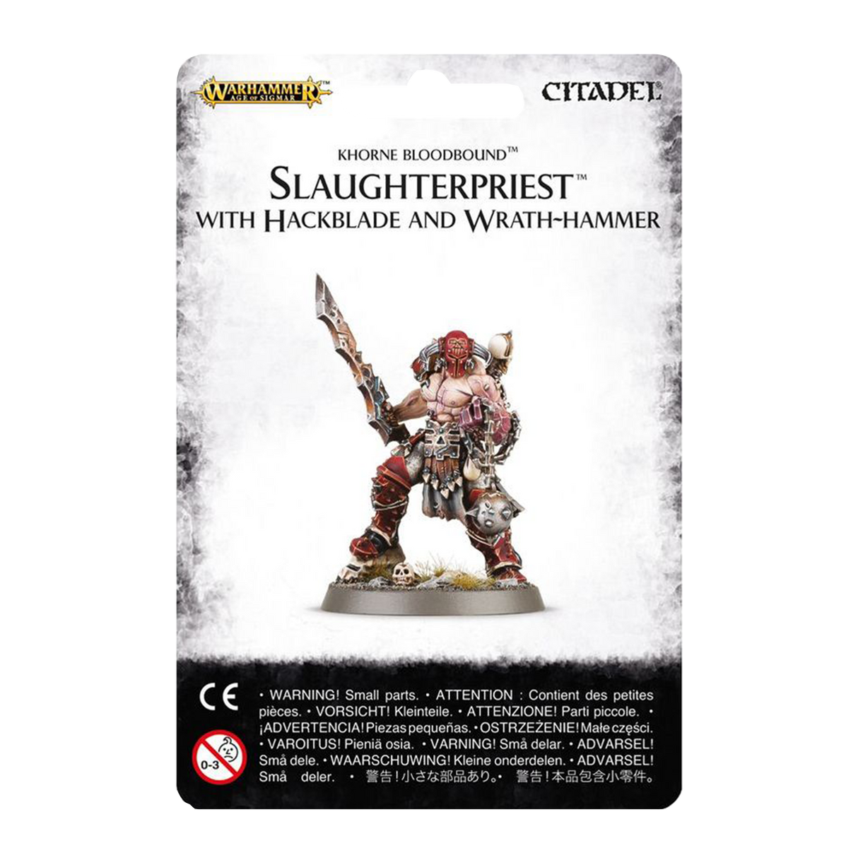 Slaughterpriest with Hackblade and Wrath-hammer