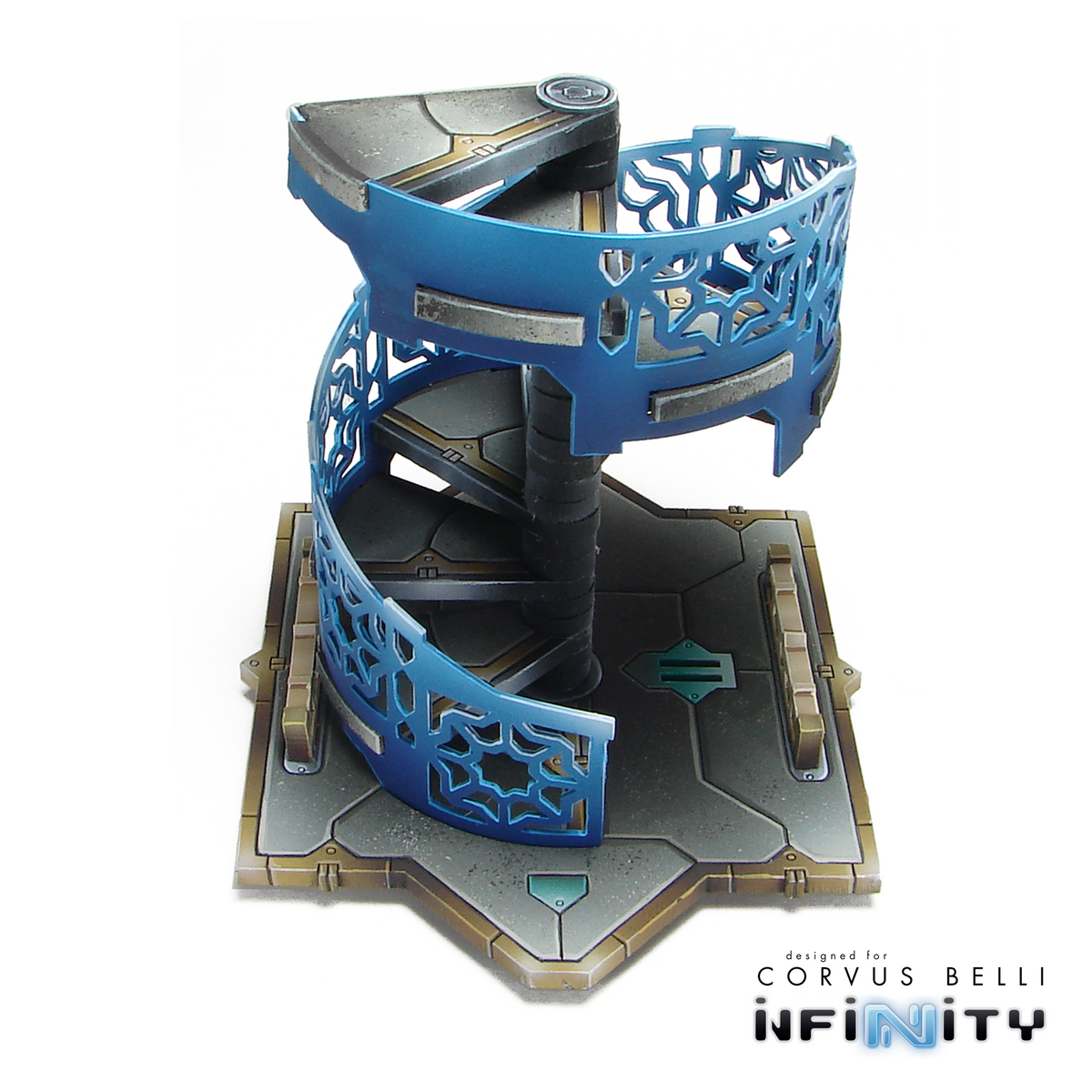Alcazaba Spiral Staircase — Bare MDF