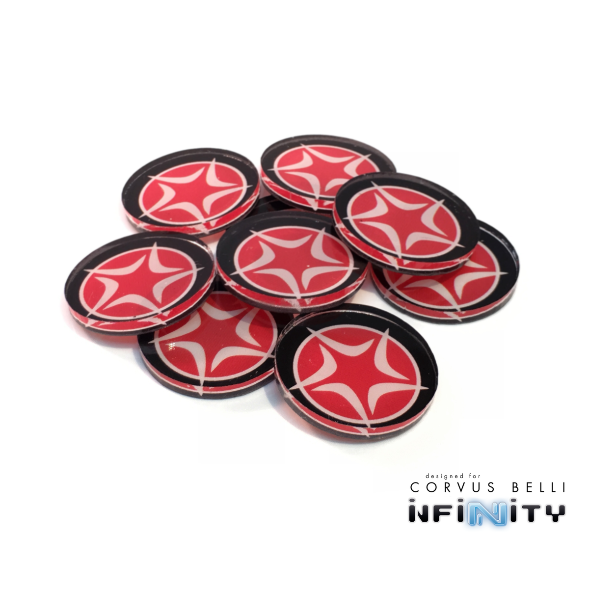Full Color Infinity Faction Markers, 25mm (Bag of 10)