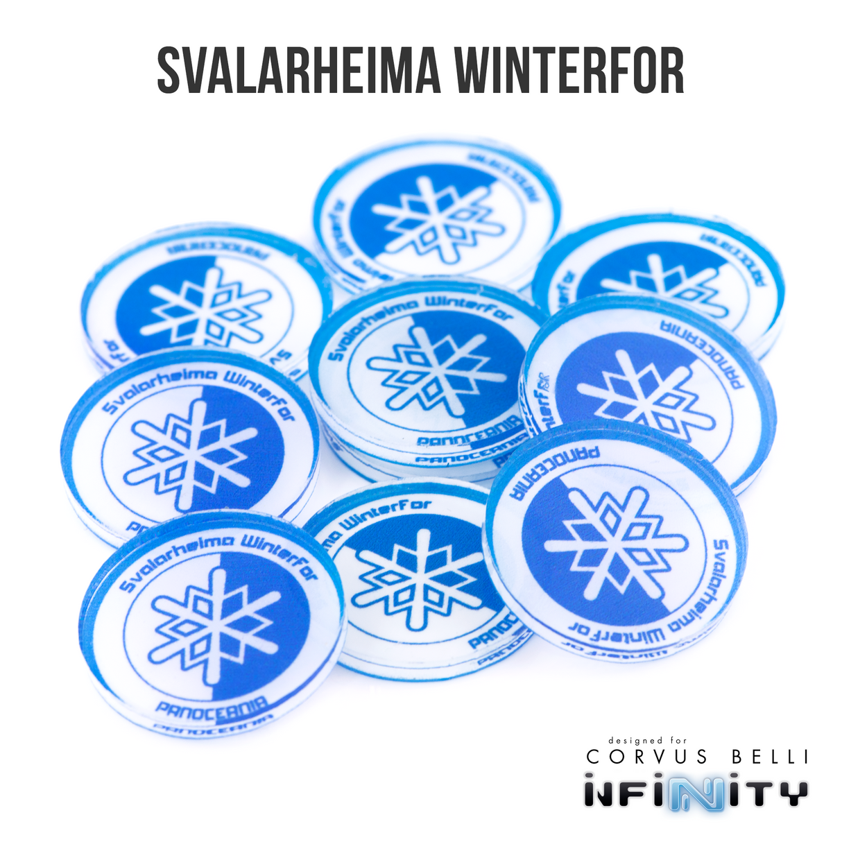 Full Color Infinity Faction Markers, 25mm (Bag of 10)