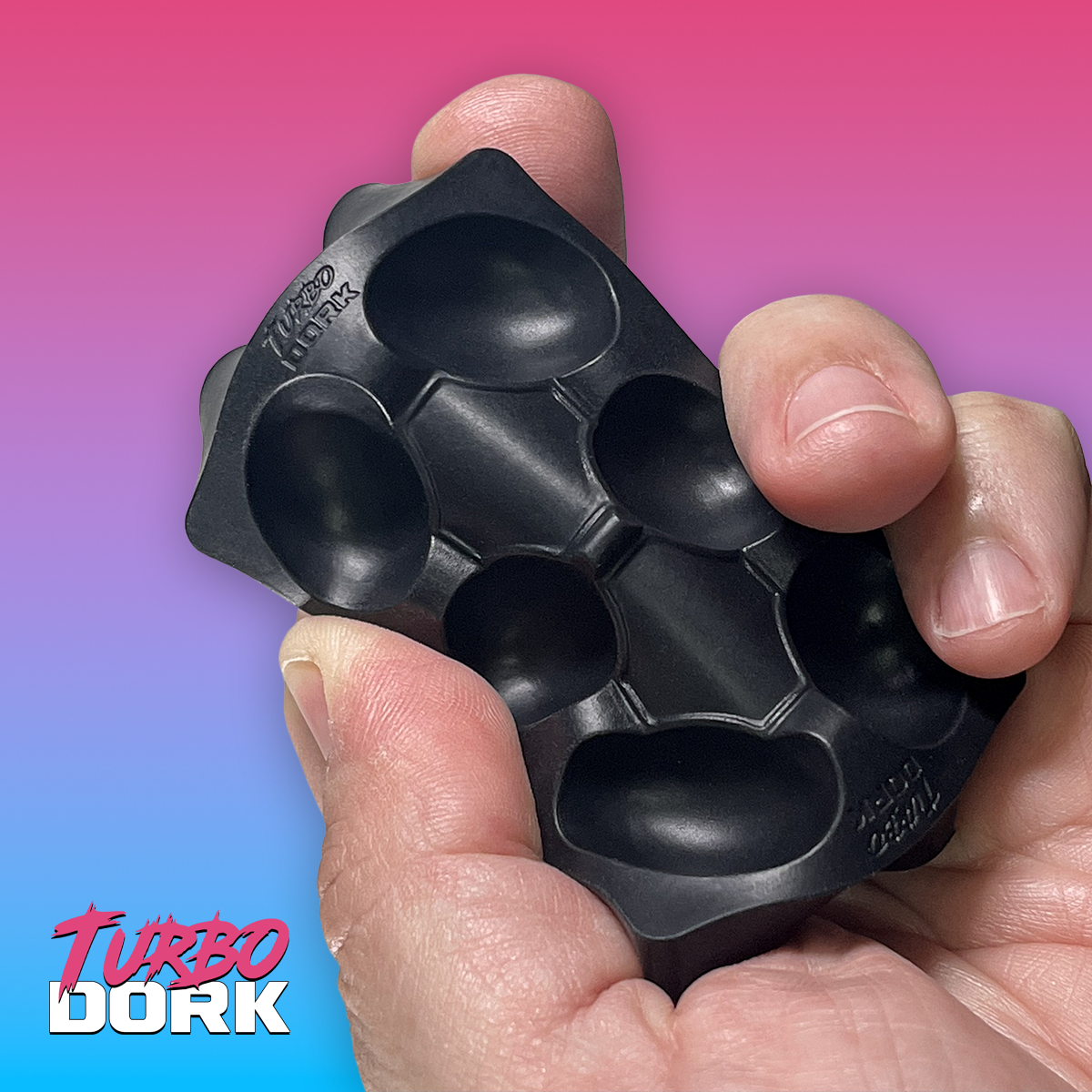 Turbo Dork Small Black Silicone Dry Palette