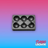 Turbo Dork Small Black Silicone Dry Palette