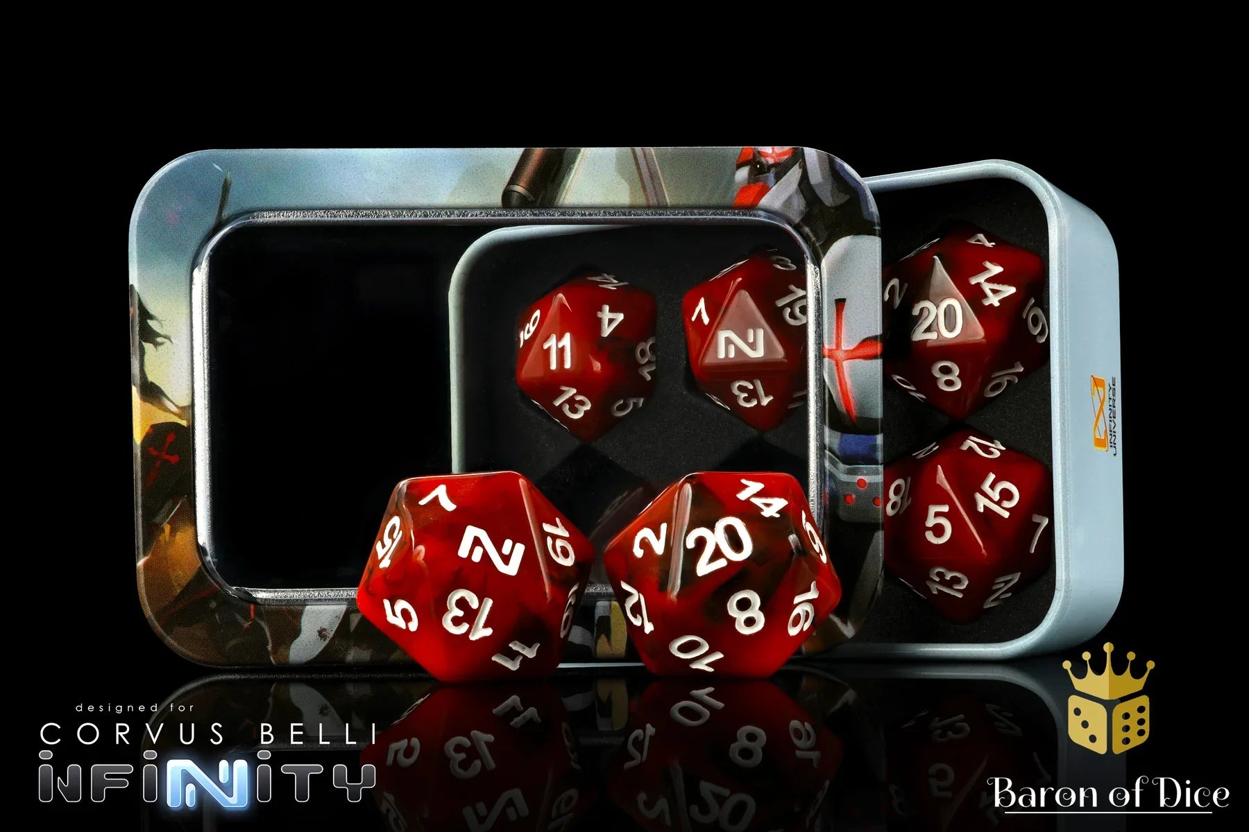 INFINITY: THRICE COALITION, DICE SET – Wargame Portal