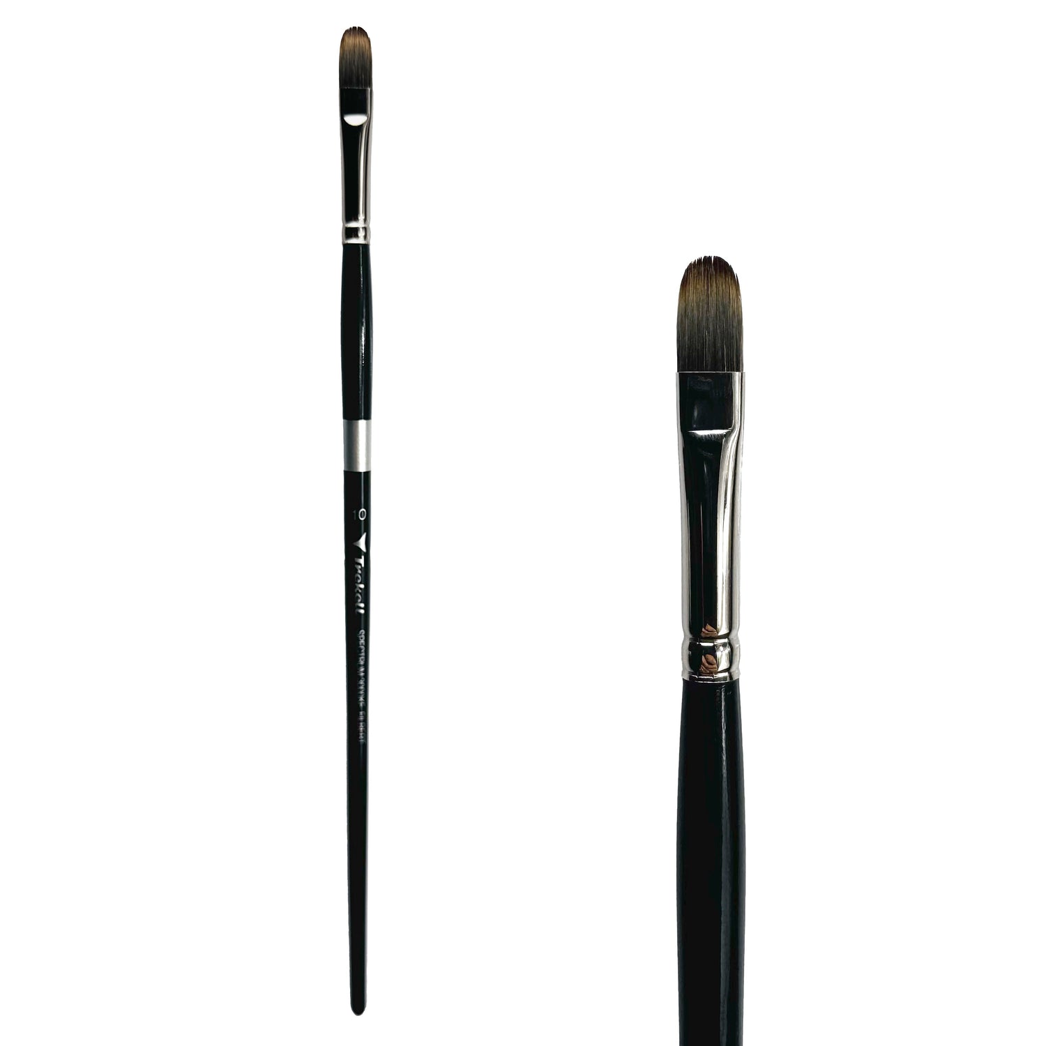 Trekell Spectrum Long Handle Artist Brush - Size #10 Filbert