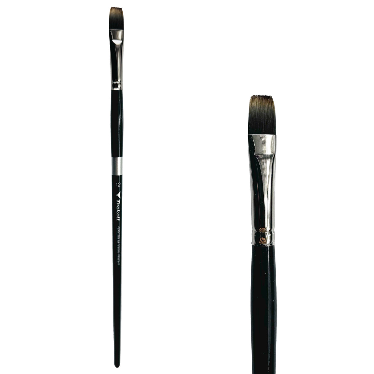Trekell Spectrum Long Handle Artist Brush - Size #12 Bright