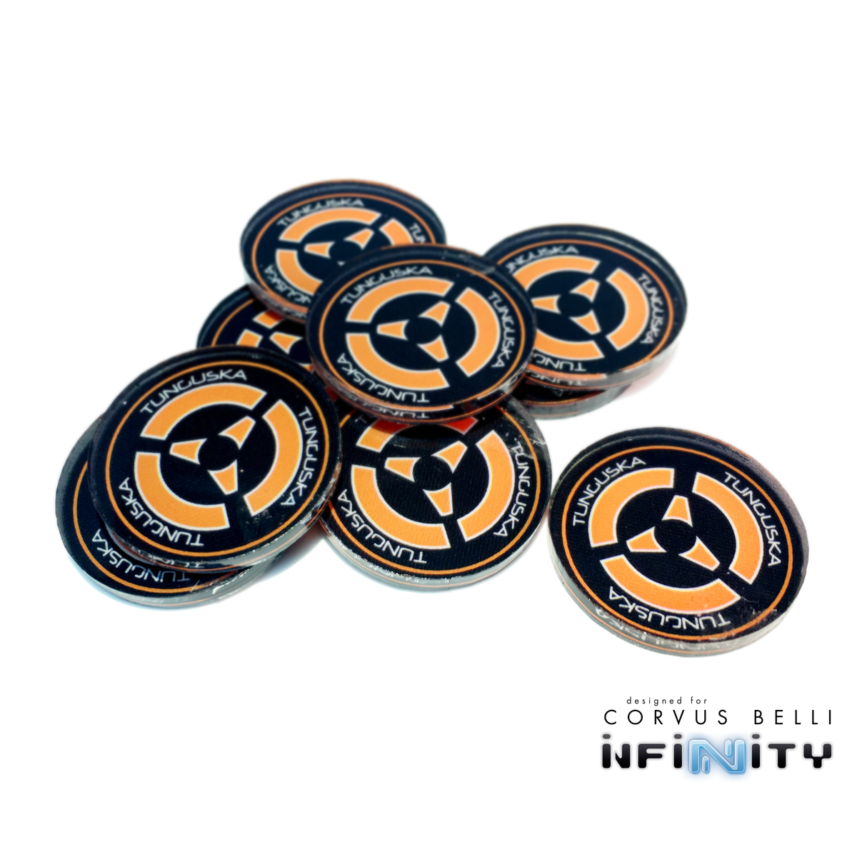 Full Color Infinity Faction Markers, 25mm (Bag of 10)